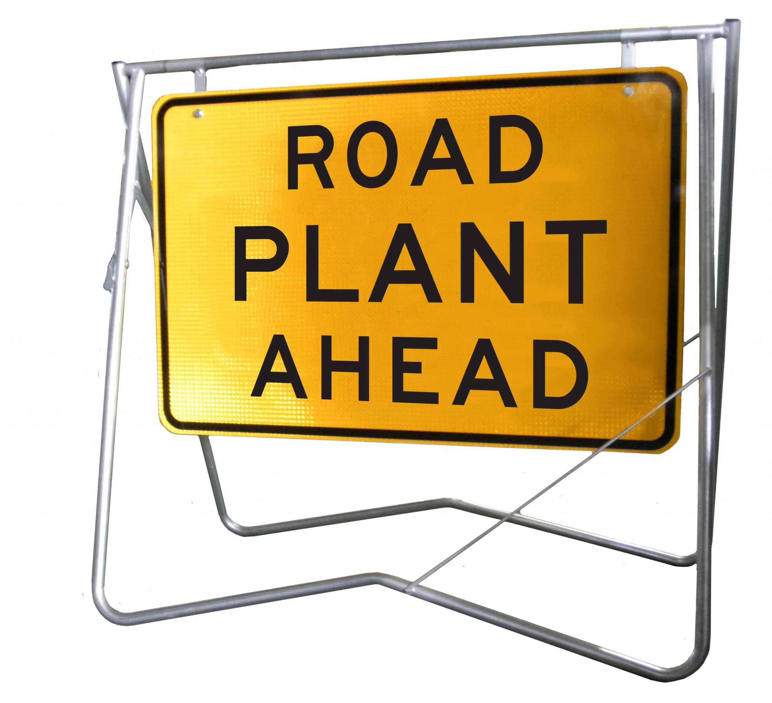 Road Plant Ahead - 900x600 - Mounted on Swing Stand