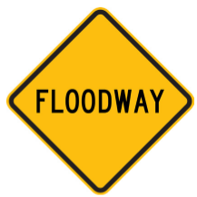 W5-7 Floodway sign