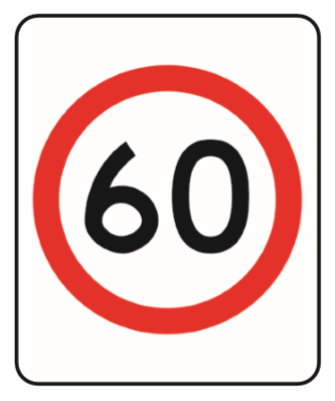 R4-1C SPEED LIMIT SIGN