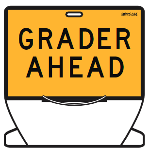 Grader Ahead
