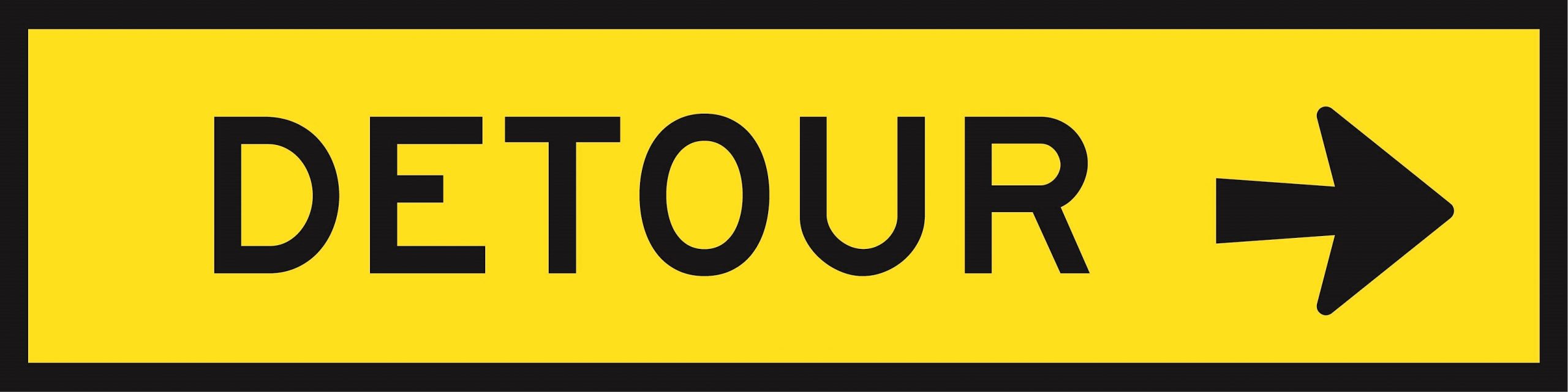 Detour & Arrow (R) (Cl1) 1200 x 300 BEP