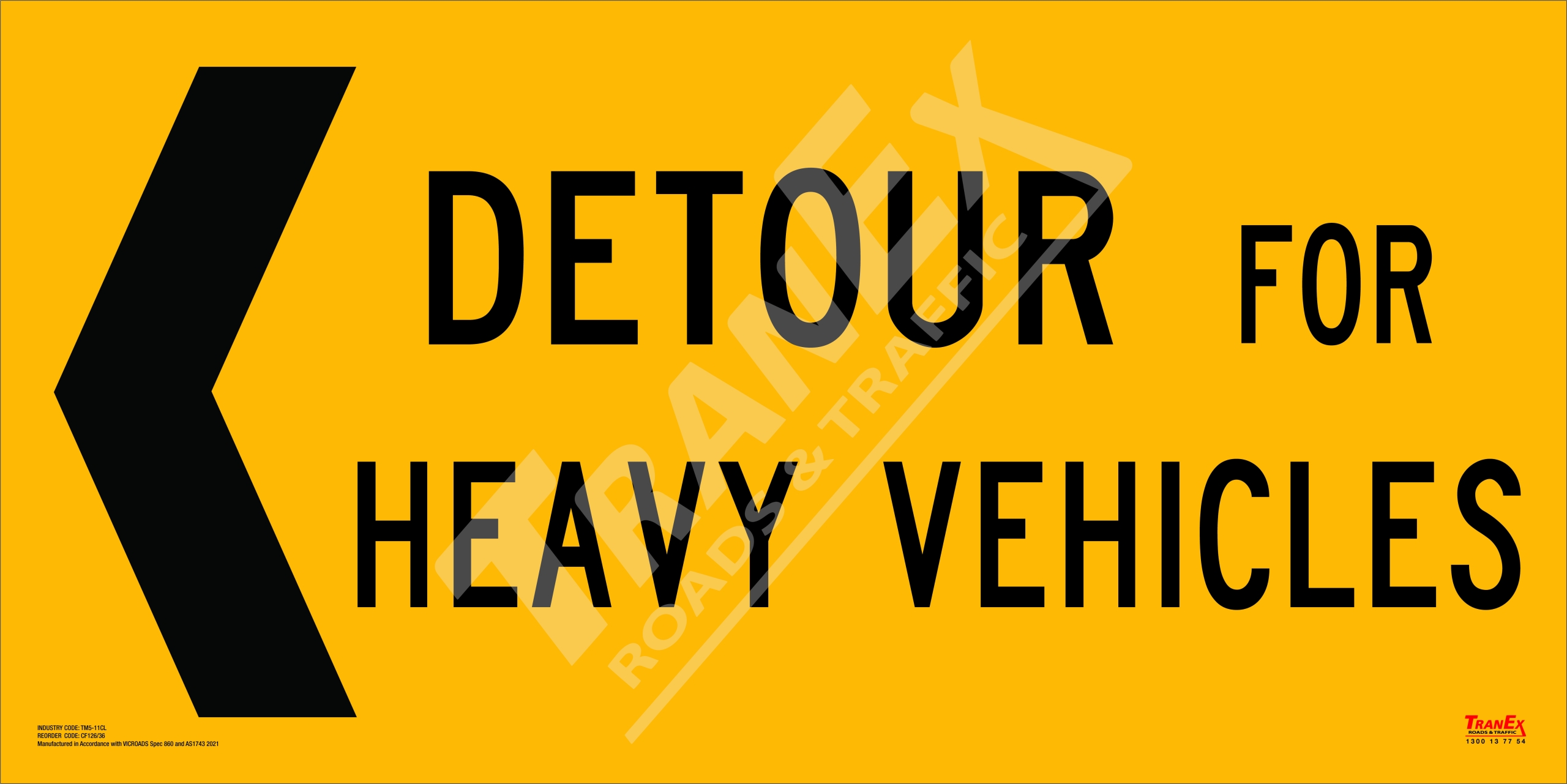 TM5-11CL DETOUR FOR HEAVY VEHICLES 1200x600