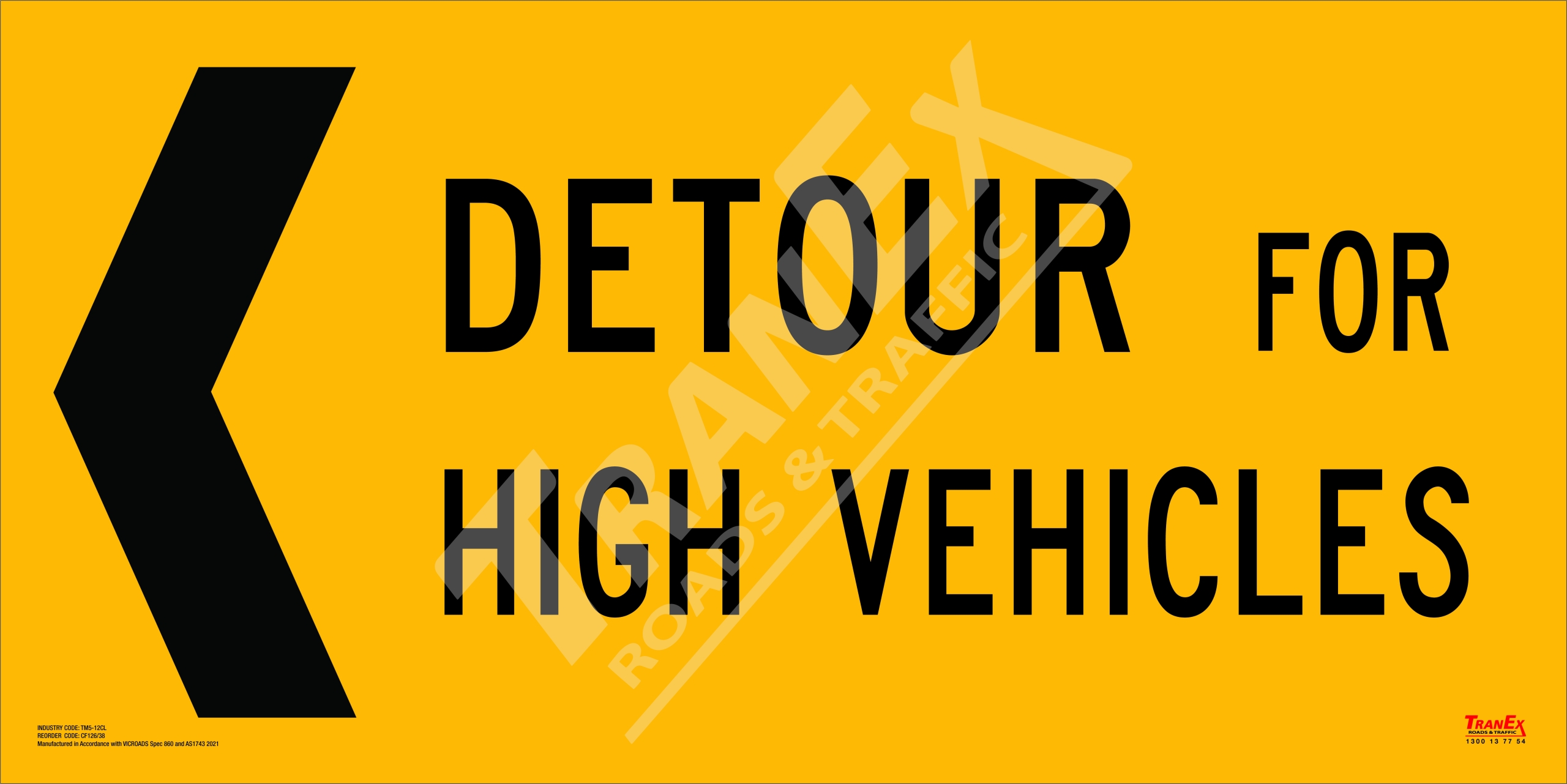 TM5-12CL DETOUR FOR HIGH VEHICLES 1200x600