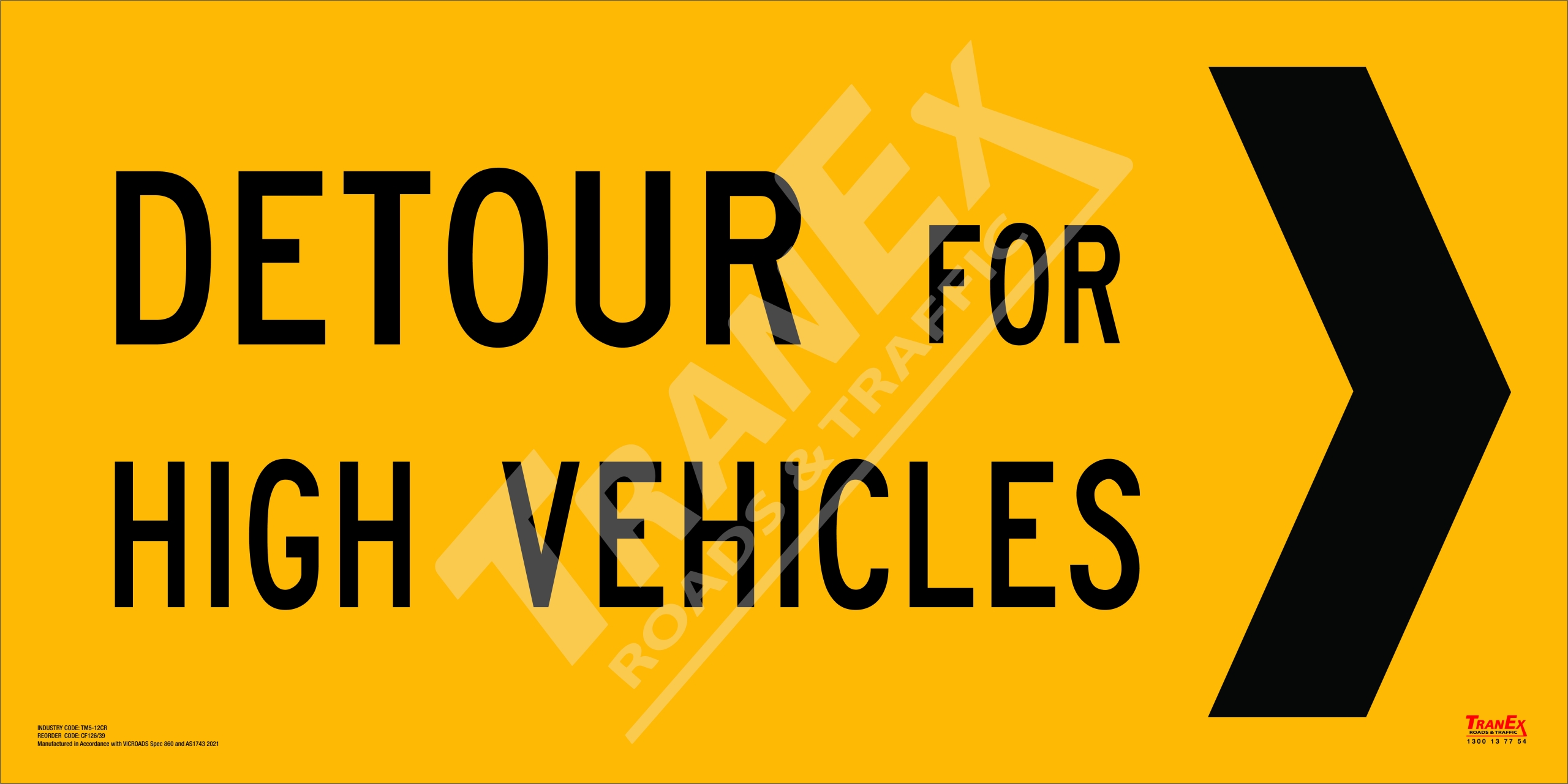 TM5-12CR DETOUR FOR HIGH VEHICLES 1200x600