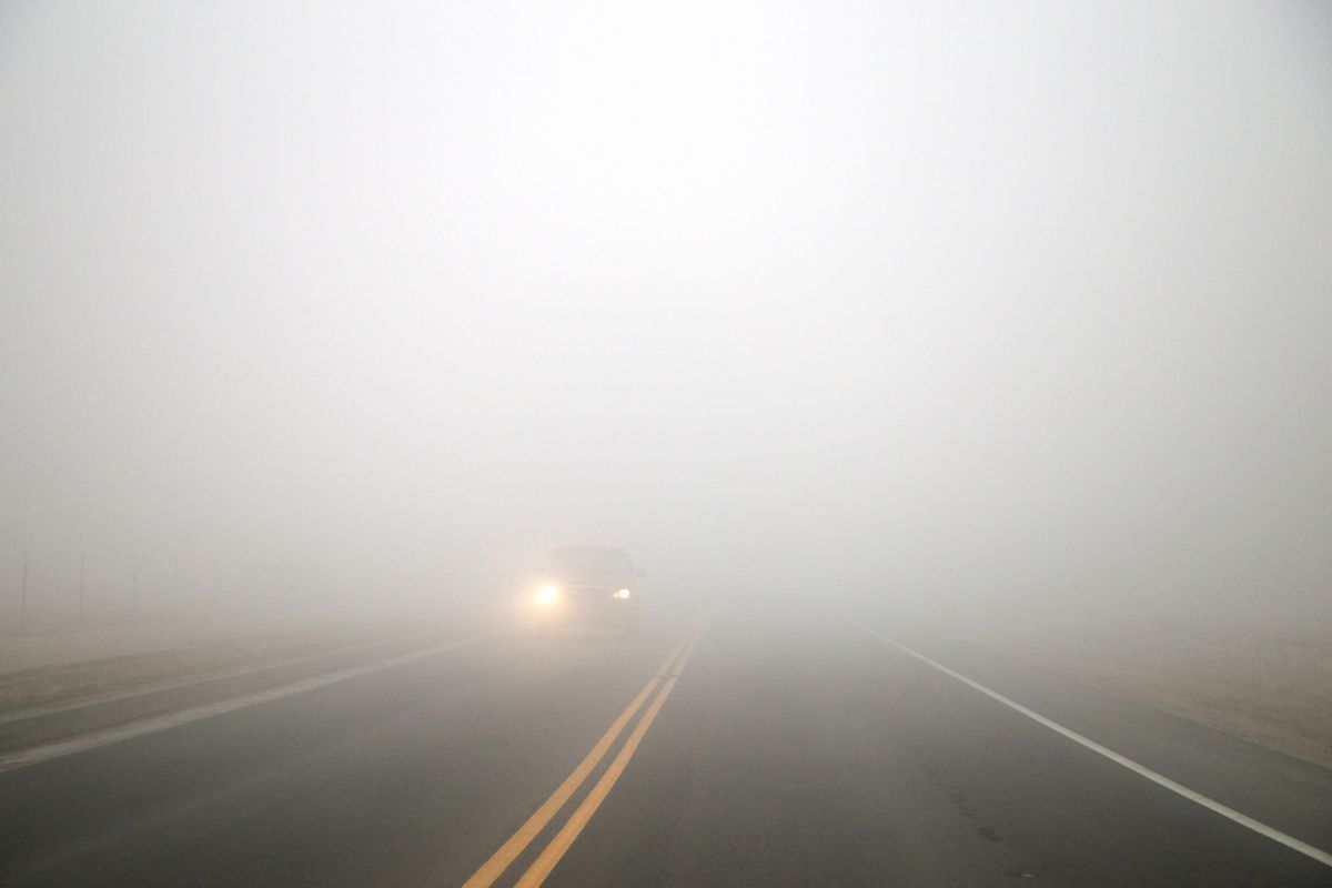 Driving in fog can impact road safety