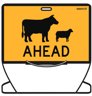Stock/Cattle Ahead sign