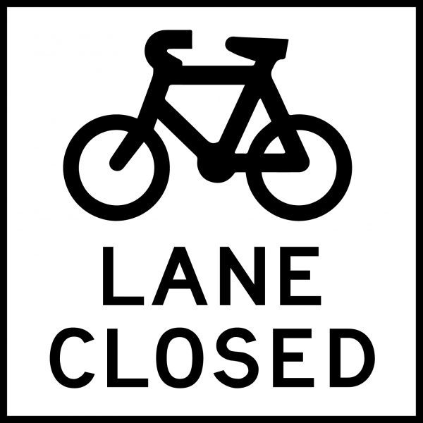 TM8-16A_BICYCLE-LANE-CLOSED_600x600