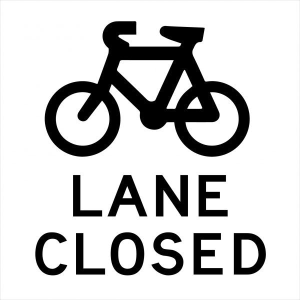 TM8-16A_BICYCLE-LANE-CLOSED_600x600