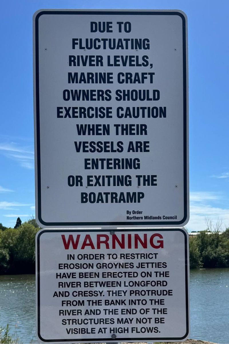 Custom safety sign for a council