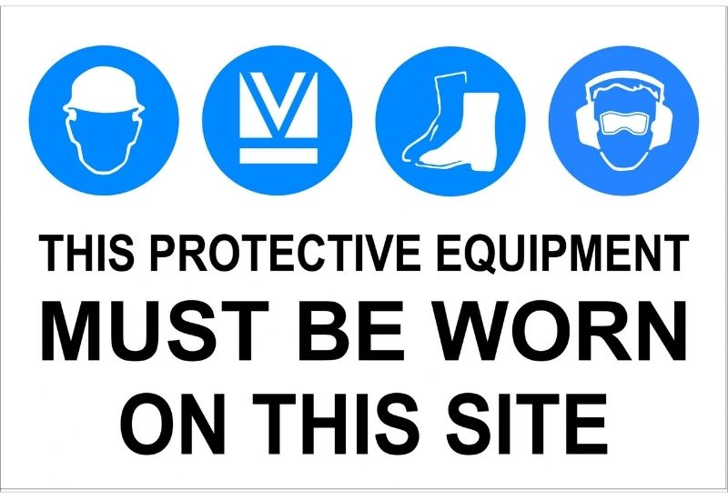 PPE Safety Sign